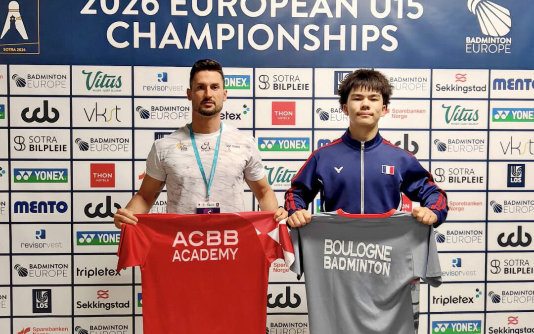 L&rsquo;or européen pour l&rsquo;ACBB bad