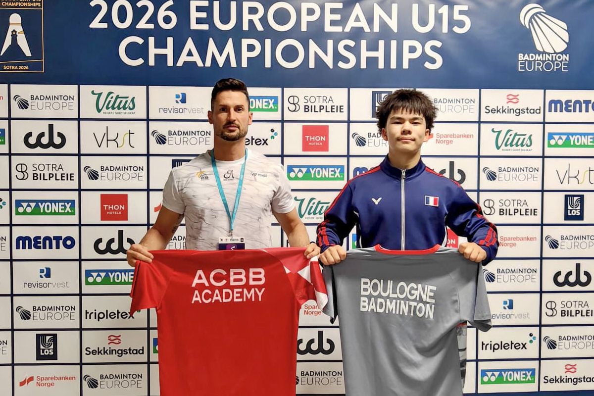 ACBB badminton aux championnats d'Europe U15